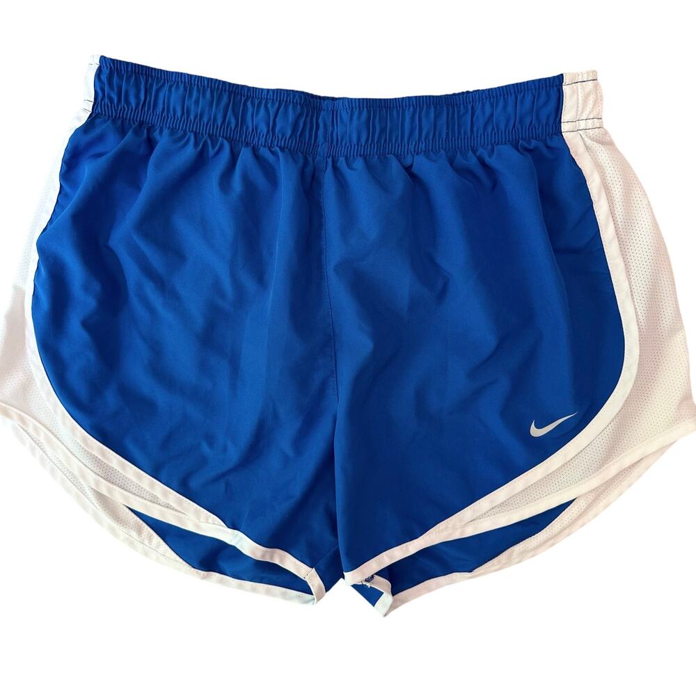 Nike Tempo Running Shorts Women Medium Royal Blue Athletic Blockcore Streetwear